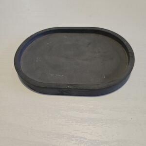 Oval Black Tray